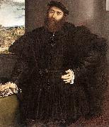 Lorenzo Lotto Portrat eines Edelmannes oil painting